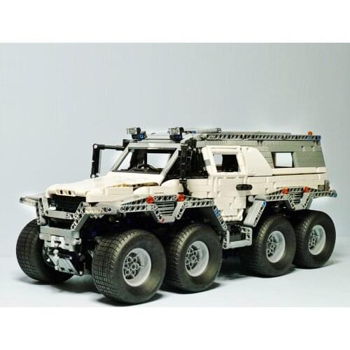 Legoins technology building block moc-5360 desert Siberian conqueror SUV remote control assembly toy boy gift