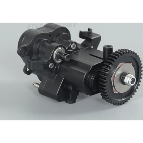 Metal Gearbox with Shifting Slipper Clutch and Transmission Internal Gears for 1/10 RC Crawler Traxxas TRX4 TRX-6 Upgrade parts