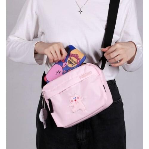 Cute Cartoon Animal Friend Pure Color Bag Big Storage Pencil Bag Multiple Functions Stationery Gift Free Shipping 200*80*160mm