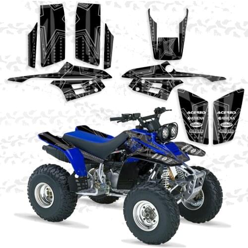 Black New Style DECALS STICKERS Graphics Kits for Yamaha Warrior 350 ATV Autocollant Moto Pegatina Moto