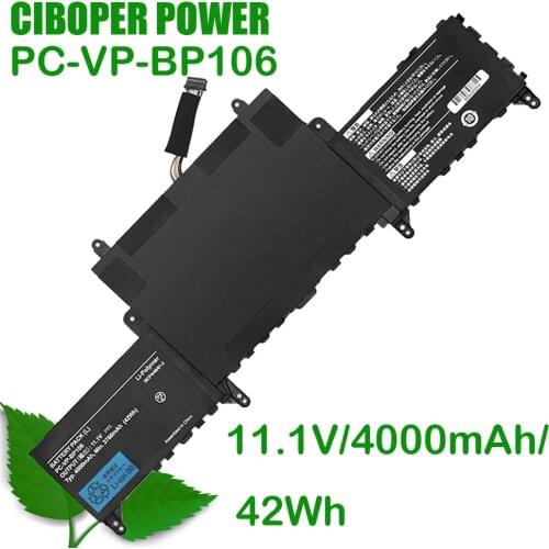 CP Original Li-polymer Laptop Battery PC-VP-BP106 11.1V 4000mAh 42Wh For HZ750 HZ650CA Laptop 6Cells Quick Delivery