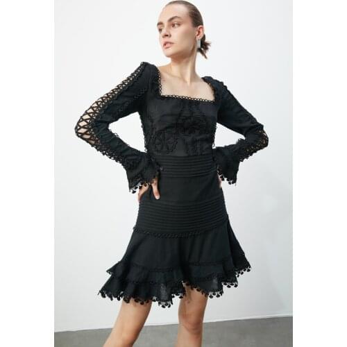 Trendyol Rib Detail Dress TPRSS20EL0788