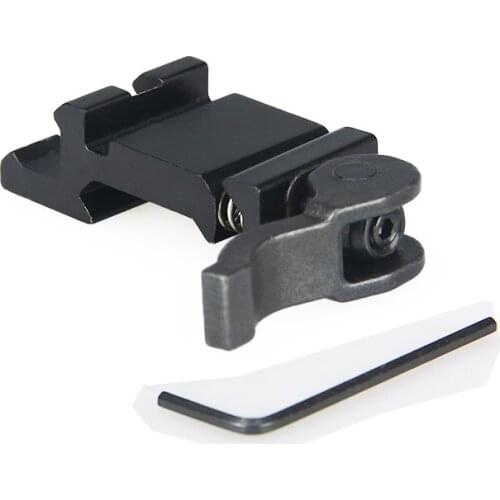 PPT hunting accessories scopes rails Tri-RailSingle Slot Angle Mount with QD Lever Mount Fit on 20mm Rail GZ22-0224