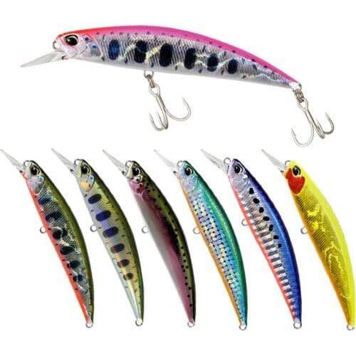 Luya Bait Submerged Mino Fishing Bait 95mm/15g Bionic Plastic Hard Bait Artificial Bait