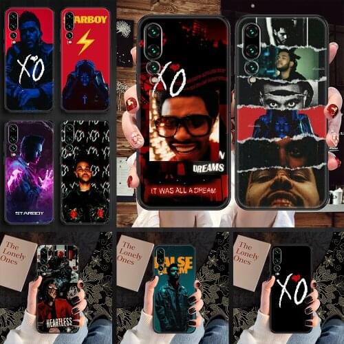 Rapper The Weeknd Phone case For Huawei P Mate P10 P20 P30 P40 10 20 Smart Z Pro Lite 2019 black art prime soft cell cover