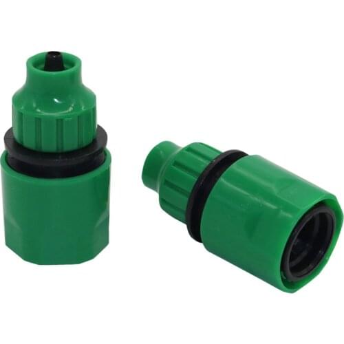 5 Pcs Barbed 4/7mm Hose Quick Coupling Connectors 1/4 Inch Pipe Connectors Garden Watering Irrigation Drip Irrigation Fittings