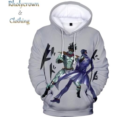 Latest popular hoodies JoJo bizarre adventure father and son same style sweatshirt men hooded fashion JoJo boy and girl pullover