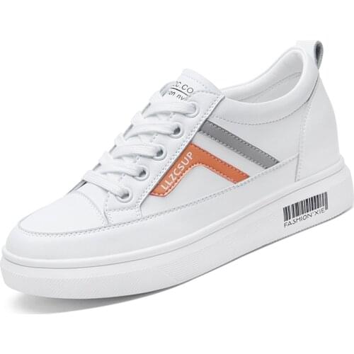 Round-Toe Thick-Soled Low-Top Shoes Inner Height Increase And Color Matching Casual Shoes Water Platform WomenS Shoes