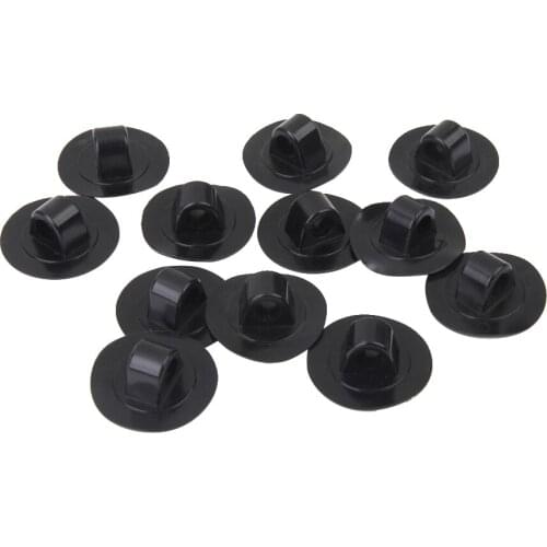 Pack of 12pcs Rope Mount Clip Hook Buckles 9MM for Boat Kayak Canoe Accessories