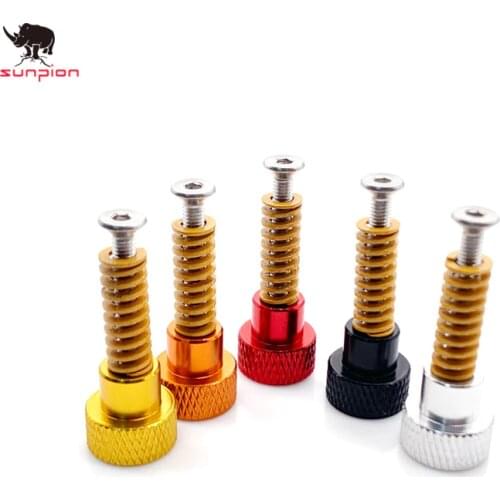 3d Printer Parts M3*30 Screw Hot Bed Spring Leveling Kit 4* Adjustment Nut+4*Springs+4*M3 Screw Heatbed Kit For 3D Printer