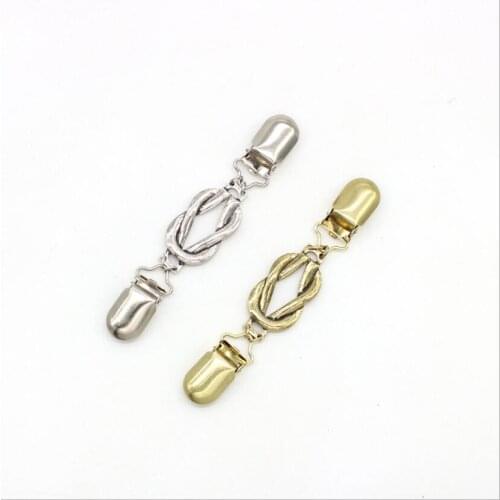 1 pcs retro metal buckle sweater cardigan clip brooch fashion metal button clothing decoration clothing hook
