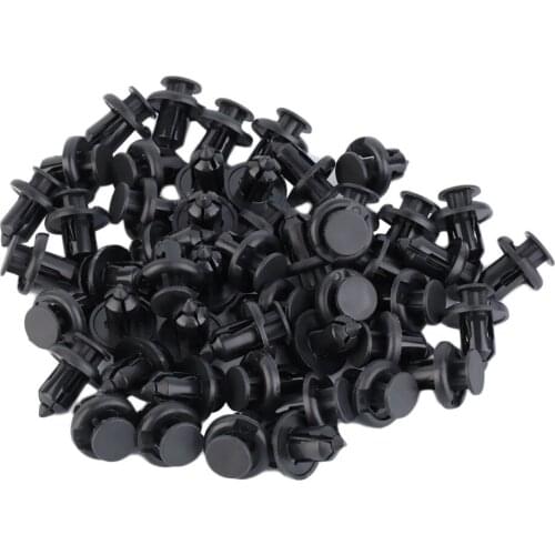 10mm 50Pcs Auto Vehicle Car Bumper Clips Retainer Fastener Rivet Door Panel Fender Liner For Honda Hot Selling