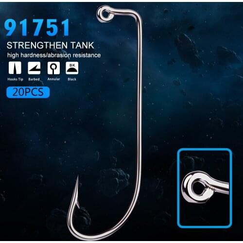 20pcs/lot 2#-5/0# Oshaughnessy Hengelsport Series Fishing Hooks Jig Hook Jigging Big Fishhook Pesca Anzol Peche Carp Fishing