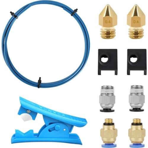 3D Printer Kit with Capricorn Premium XS Bowden Tubing 2M, PTFE Tube ID1.9mmOD4mm for Ender 3/3 Pro/5 CR-10 Series/10S/20/20 Pro