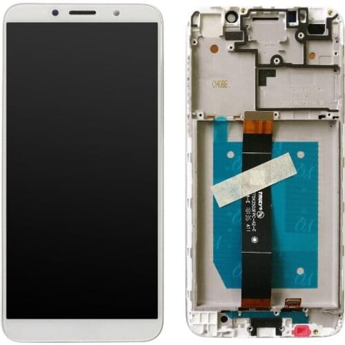 AAA+ Quality LCD Display for Huawei Y5 Prime 2018 DUA L02 L22 LX2 LCD Display Touch Screen Digitizer Replacement with Frame