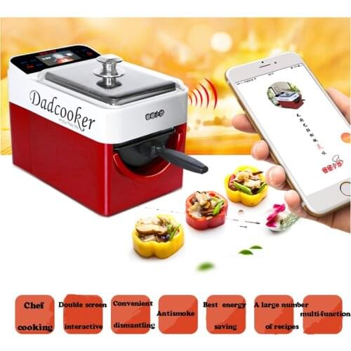 Automatic Intelligent Cooking Machine Multi-functional Frying Pan Stir Food Meat Cooker Frying Machine BZ01