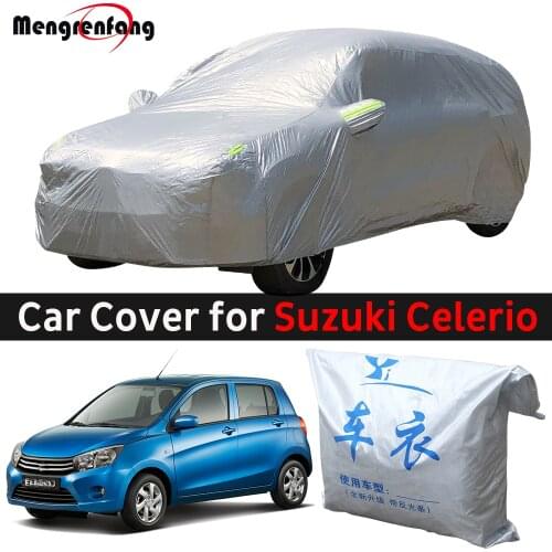 For Suzuki Celerio Cultus Car Cover Outdoor Anti-UV Sun Shield Rain Snow Frost Dust Resistant Cover
