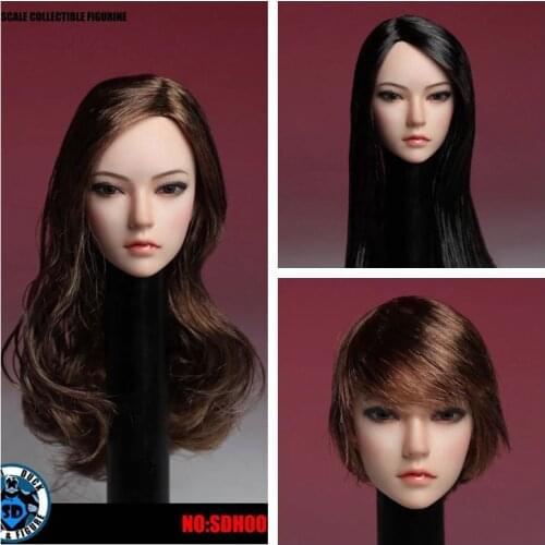 1/6 scale female figure European woman head sculpt for 12" action figure doll accessories,not include body and other A0423