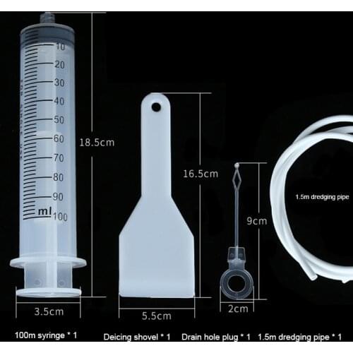 Fridge Drain Hole Remover Cleaning Tool Kit Reusable for Home Refrigerators Quick Clean 66CY