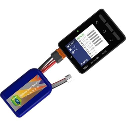 ISDT BattGo BG-8S Smart Battery Checker Balancer Receiver Signal Tester Quick Charge Function
