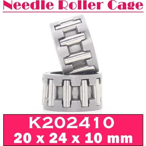 K202410 Bearing 10PCS 20*24*10 mm Radial Needle Roller and Cage Assemblies K202410 29241/20 Bearings K20x24x10