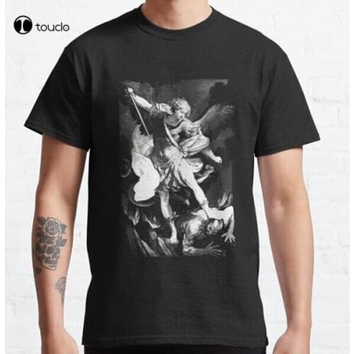 Saint Michael Archangel Classic T-Shirt Tee Shirt