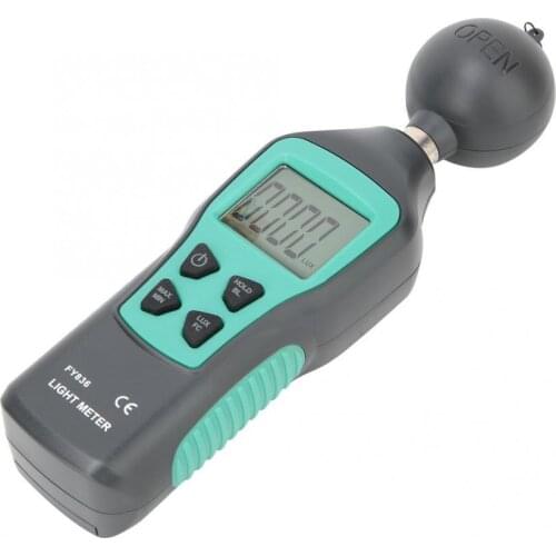 0-200000 Lux Mini Digital Luxmeter High Precision LCD Display Handheld Illuminometer Luminometer Photometer Portable Light Meter