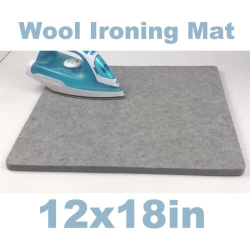12x18in 100% New Zealand Wool Pressing Mat Ironing Pad Heat Resistant Ironing Board Felt Ironing Board Felt Home Supplies