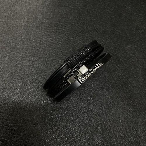 Bracelet Multi-Layer Leather Simple Hand Jewelry Fashion Fashion Parts Factory Direct Sales