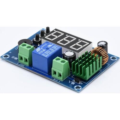 DC 7-80V 12V 24V 48V Battery Protection Module Lead-acid Lithium Battery Low Voltage Over Discharge Protection Board With Alarm