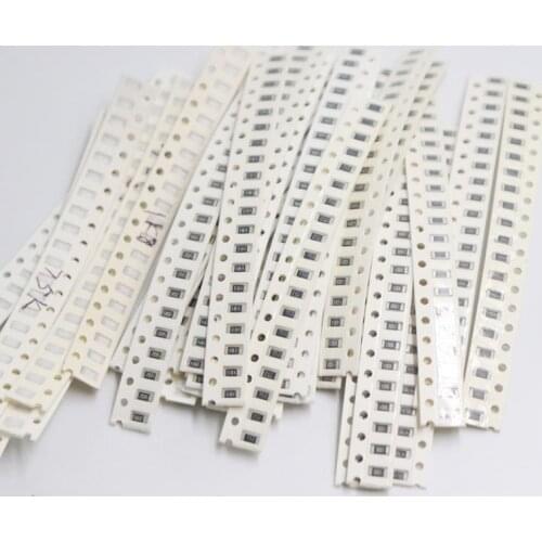 1206 sample set, Resistor kit 1ohm-1M ohm, 1%, SMD resistor electronic accessories, 33values X, 20 pieces = 660 pieces