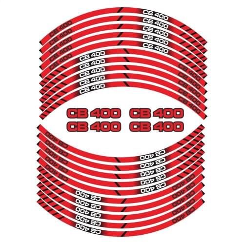 New motorcycle covers the rim edge decoration inner ring protection tire sticker reflective waterproo for HONDA CB400 CB 400