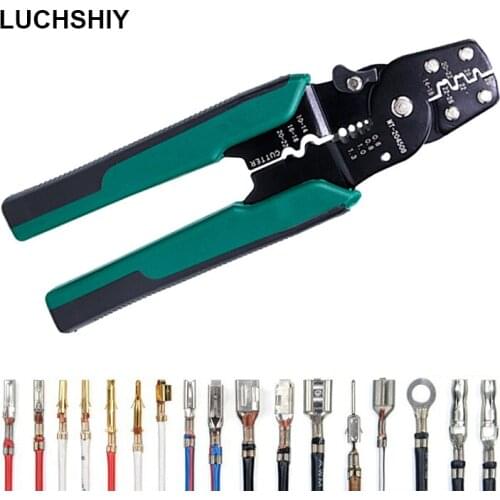 Crimper Crimping Pliers Wire Stripper Cutter Crimper Wire Tools Multifunctional Combination Pliers Household Repair Hand Tools