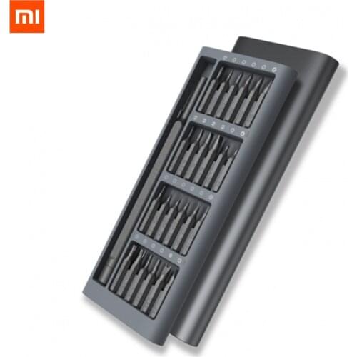 Original Xiaomi Wiha Screwdriver Kit Daily Use 24 Precision Magnetic Bits Alluminum Box DIY Screw Driver Set For Smart home