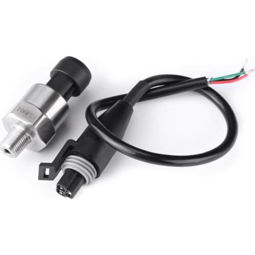 DC 5VPressure Transducer Sender Sensor Stainless Steel For Oil Fuel Air Water 100PSI
