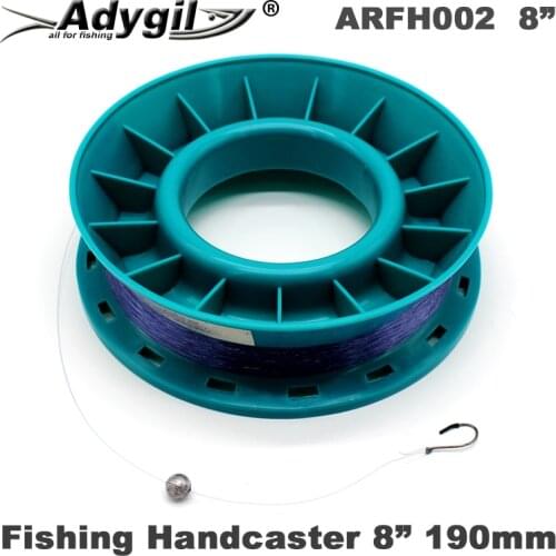 Adygil 190mm (8") Rigged Fishing Handcaster Fishing Hand Reel