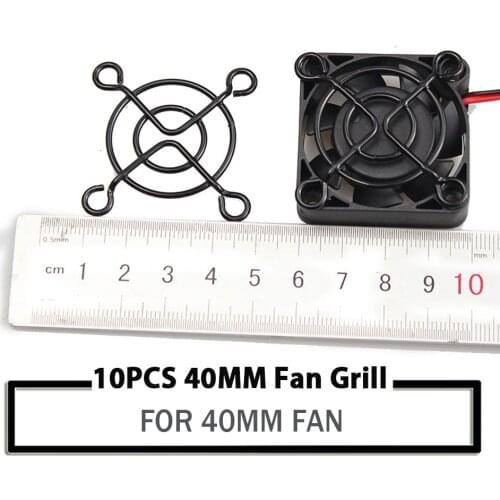 10PCS 4cm 40mm Black Metal Mesh Finger Guard Protective Net Fan Grill Computer Case Fan Grill