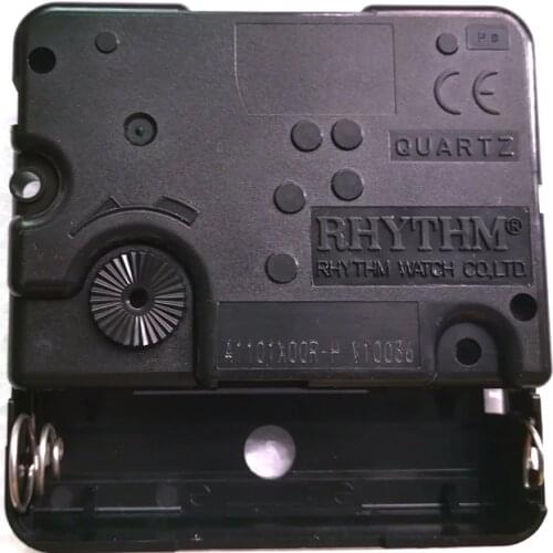 R Step screw in typy Movement Plastic quartz clock movement mechanism with hands DIY Clock Accessory Kits