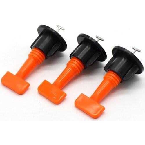 50pcs Tile Leveler Spacers Tile Leveling System Reusable Spacer Flooring Level Tile levellers Set System Construction