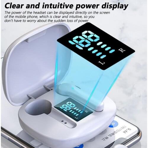 JS36 TWS Earphone Semi-in-ear Bluetooth Headset Stereo Earbuds Sports Gaming Earphone наушники беспроводные kulaklık