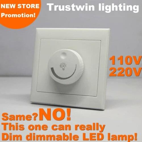 LED Triac SCR dimmer switch AC110 AC220V Dim brightness from 0 to 100% adjustable