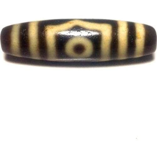 Tibet DZI old agate material old yellow 3 eyes DZI for men&women bracelet necklace jewelry DIY Increase wealth Free Shipping