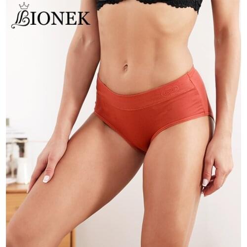 BIONEK Cotton Women’s Comfortable Boyshort Safety Underwear Ladies Panties Lingerie Underpants Intimatewear Comfortable Knickers