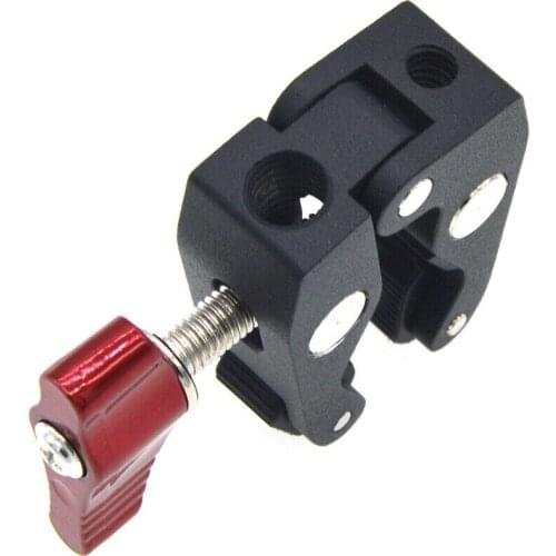 Ball Head Clamp Mount Magic Arm Clamp w/ 1/4"-20 Thread for GPS Phone Monitor