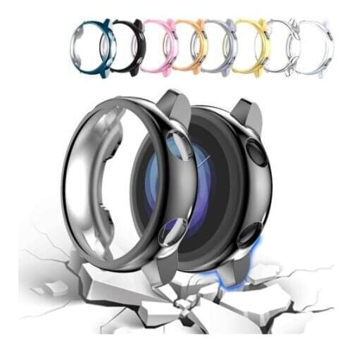 100PCS Screen Protection cover for samsung galaxy watch active case Ultra-thin silicone Galaxy Active Frame Accessories