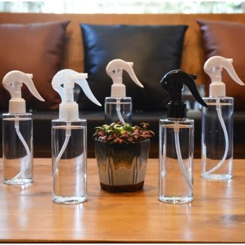 20pcs 200ml 250ml 300ml transparent rounded shoulders,empty clear makeup setting trigger spray, perfume Plastic spray bottle