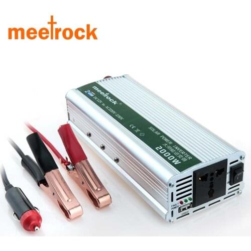 Car Power Inverter 12v 220v 800W Inversor 12 220 Automotive Car Voltage Converter Car Charger Peak Power 2000w with USB