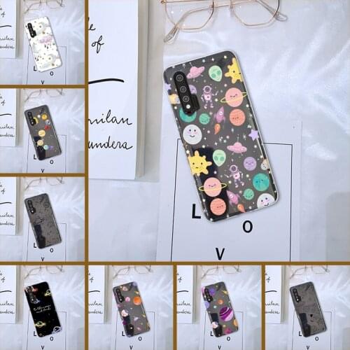 Phone Case For Huawei Nova 7 6 Se Pro 5G Soft Cute SPace Star Silicone Transparent For Huawei Nova 5t 5i 5 Pro 5z Back Cover