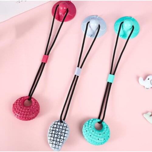 Pet Puppy Molar Bite Toy Dog Toys Interactive Suction Cup Push Ball Toys Elastic Ropes Dog Tooth Cleaning Chewing Supplies