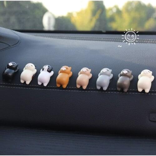 Cute creative cartoon cat car decoration car products interior parts party home desktop cake decoration accessories Ornaments